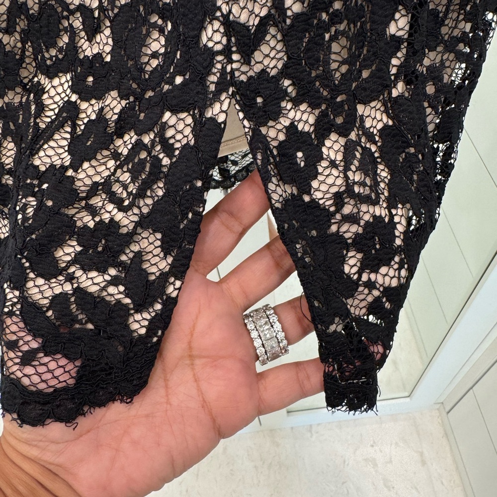 Black Lace Cocktail Dress - Size 10 - Picture 3 of 10